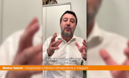 Clima, Salvini "Non se ne pu&ograve; pi&ugrave; di cretini che bloccano il traffico"