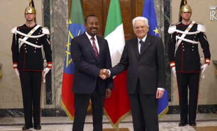 Mattarella riceve il primo ministro dell'Etiopia