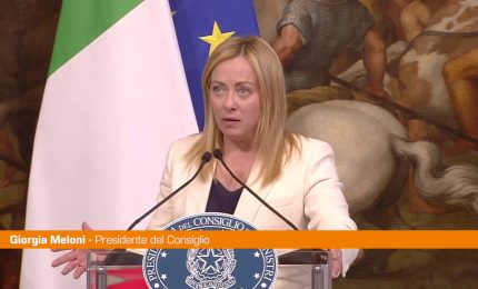 Italia-Israele, Meloni "Pi&ugrave; cooperazione nei settori innovativi"