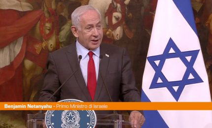 Netanyahu "Tra Italia e Israele spazio per grande collaborazione"