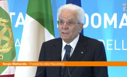 Mattarella "L'economia italiana ha mostrato capacit&agrave; di ripresa"