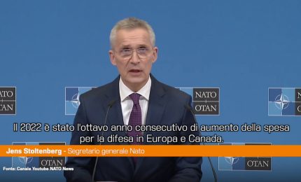 Nato, Stoltenberg "Spendere 2% del Pil per la difesa &egrave; il minimo"