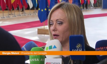Migranti, Meloni "Il tema &egrave; diventato centrale in Europa"