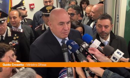 Nuova caserma Carabinieri a Partinico, Crosetto "Lo Stato &egrave; presente"