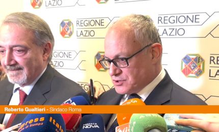 Gualtieri "Con Rocca volont&agrave; di collaborazione per Roma e il Lazio"