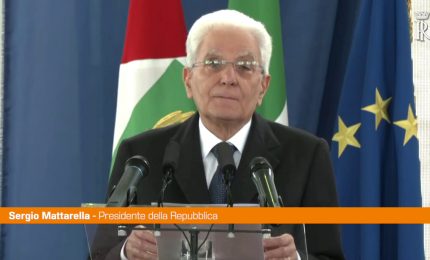 Mafie, Mattarella "Mai smettere di vigilare"