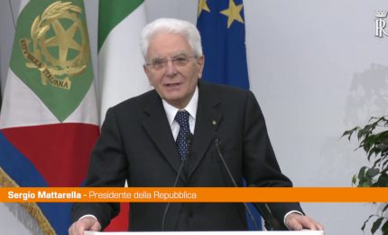 Mattarella "Auguri di pronta guarigione a Papa Francesco"