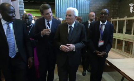 Kenya, Mattarella visita centro di formazione professionale