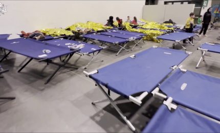 Due tendostrutture a Catania per accogliere 700 migranti