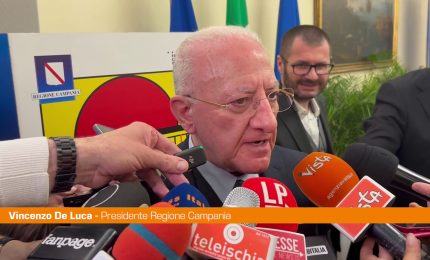 De Luca "Appello alla responsabilit&agrave; in vista della festa scudetto"