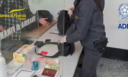 Aeroporto Malpensa, sequestrati 200 mila euro su volo dall'Indonesia