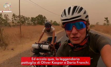 Da Firenze a Citt&agrave; del Capo in bici. Dario e Oliver tornano a casa