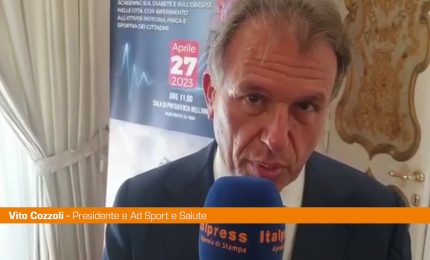 Cozzoli "Sport da vedere come miglioramento della vita"