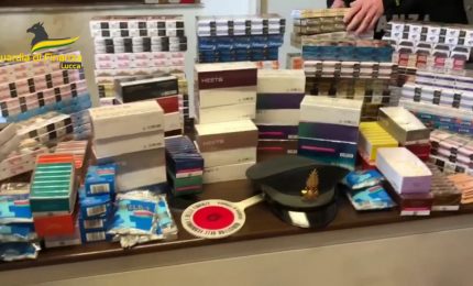 Lucca, sequestrate 1.700 stecche sigarette a tabaccaio non autorizzato