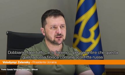 Ucraina, Zelensky "Ricostruzione grande opportunit&agrave; per l'Europa"