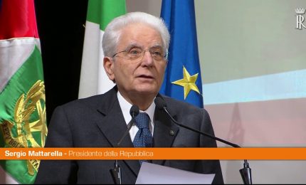 Mattarella "La Costituzione &egrave; figlia della lotta antifascista"