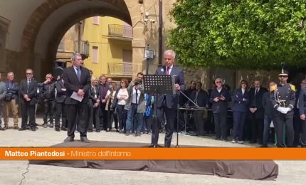 Piantedosi "Opporsi alla mafia &egrave; il presupposto di una societ&agrave; sana"