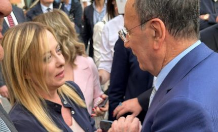 I leader del centrodestra a Catania, Meloni &ldquo;Sicilia strategica&rdquo;