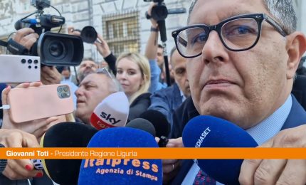 Toti "La nuova diga di Genova &egrave; un secondo risorgimento"