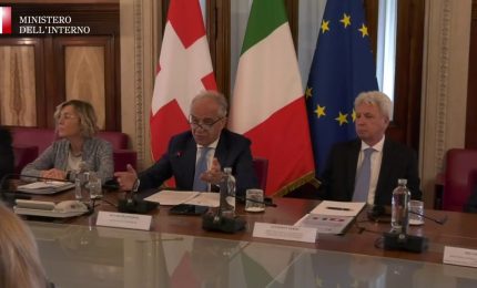 Piantedosi incontra capo Dipartimento Polizia svizzera