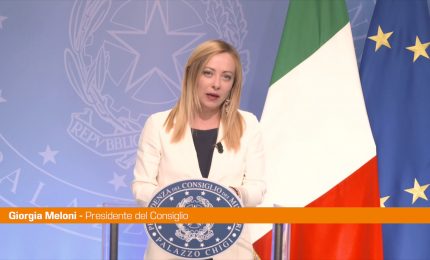 Meloni "L'Italia vista come un faro di civilt&agrave; all'estero"