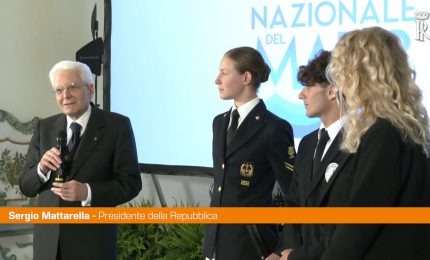 Mattarella "Il mare elemento di civilt&agrave; e sviluppo"