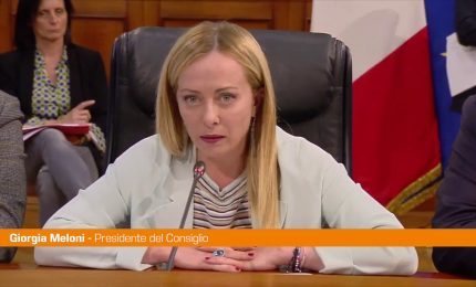 Decreto maltempo, Meloni "Tributi sospesi fino al 31 agosto"