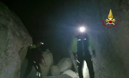 Due turisti tedeschi si perdono  nel nuorese, immagini salvataggio