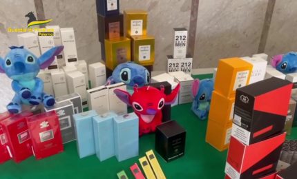 Palermo, sequestrati 11 mila prodotti contraffatti e sigarette