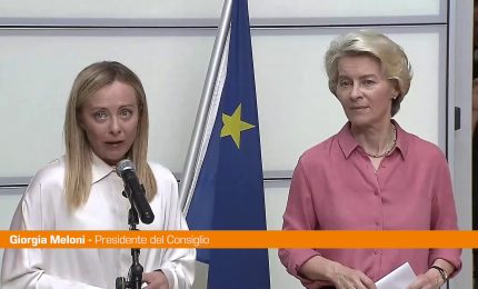 Maltempo, Meloni "Chiederemo il Fondo di solidariet&agrave; Ue"