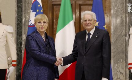 Mattarella incontra la presidente slovena