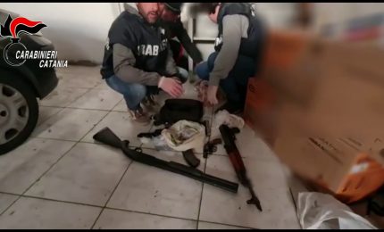 Armi da guerra per la mafia, arrestato esponente cosca di Catania