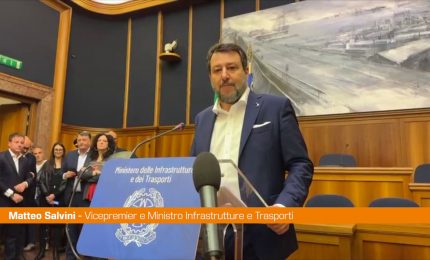 Ponte Stretto, Salvini "Se tutto come previsto transitabile nel 2032"