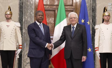 Mattarella ha ricevuto al Quirinale il presidente dell'Angola