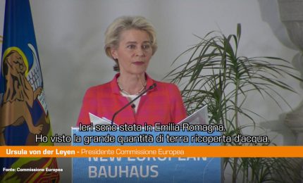 Pnrr, Von der Leyen "6 miliardi per prevenire dissesto idrogeologico"