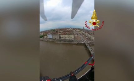 Maltempo, allerta per la piena del Po a Torino