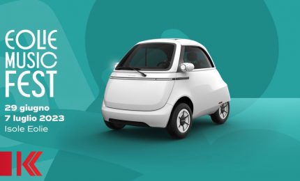 Koelliker porta all&rsquo;Eolie Music Fest la microcar Microlino
