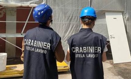 Controlli nei cantieri edili del Palermitano, scoperti 4 operai in nero