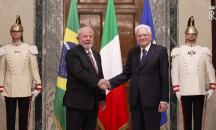 Italia - Brasile, Mattarella riceve Lula