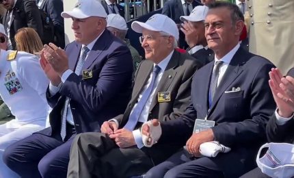 Mattarella alla manifestazione per 100&deg; anniversario dell&rsquo;Aeronautica