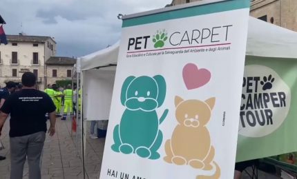 Pet Camper Tour, tappa ad Assisi per la campagna contro l'abbandono
