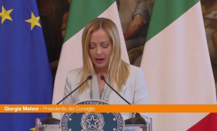 Meloni "Vogliamo rafforzare il dialogo bilaterale con la Germania"