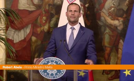 Italia-Malta, Abela "Risolveremo questione confini marittimi"