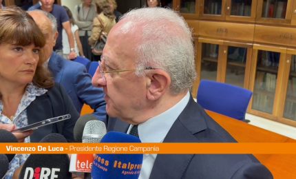 De Luca "Autonomia &egrave; controrisorgimento che rompe unit&agrave; nazionale"