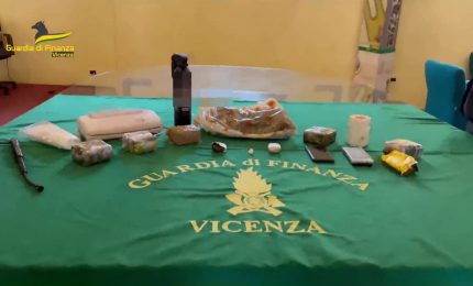 Nascondeva a casa tre chili di droga, un arresto a Vicenza