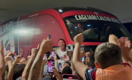 Cagliari in festa per la promozione in Serie A