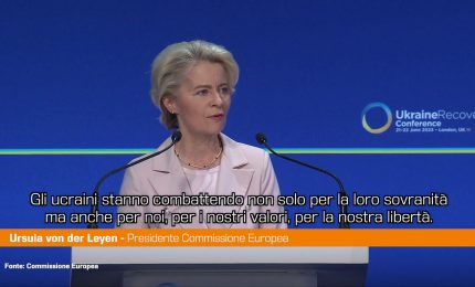 Von der Leyen "Non ho dubbi che l'Ucraina sar&agrave; parte dell'Ue"