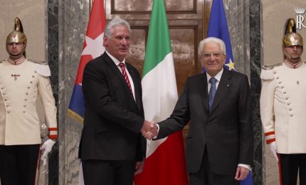 Mattarella riceve il Presidente della Repubblica di Cuba