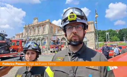 Crolla il tetto della vecchia stazione di Porta Susa a Torino