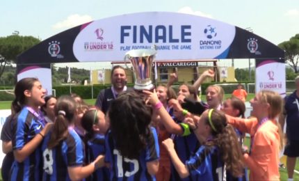 Alle ragazze dell'Inter Under 12 la 7^ Danone Nations Cup